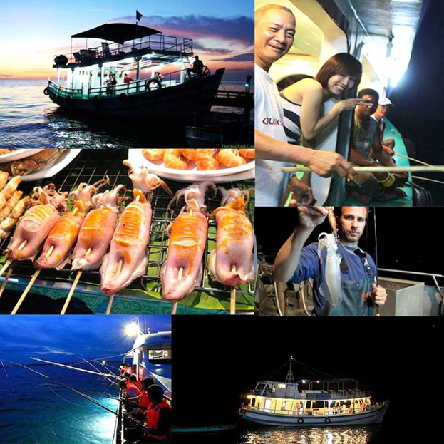 PRIVATE BBQ SUNSET CRUISE – NIGHT SQUID FISHING